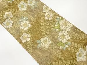 辻が花模様織出し袋帯